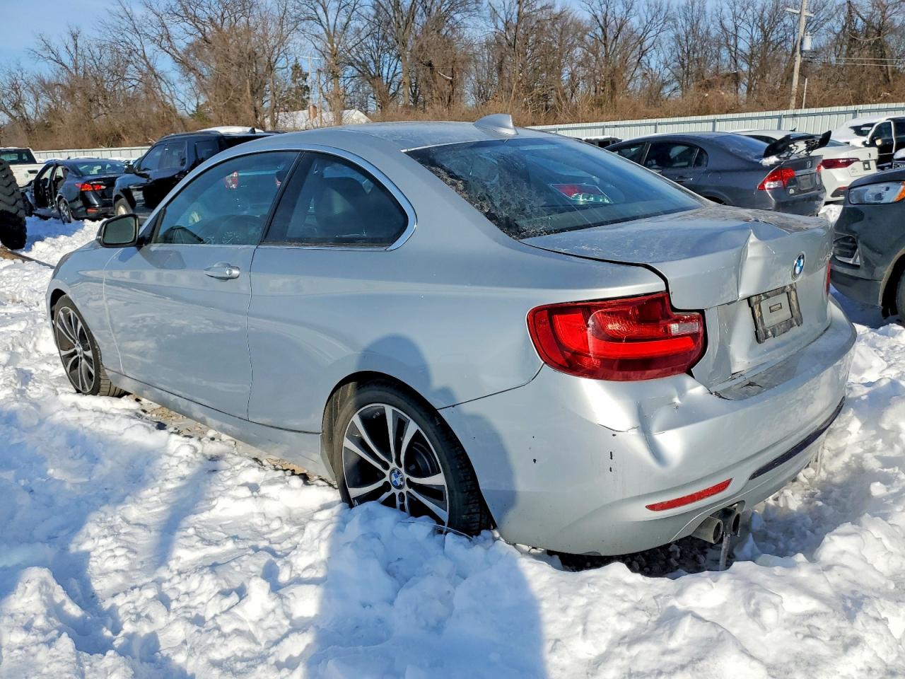 2015 Bmw 228 I Sulev Silver vin: WBA1F9C56FVW98637
