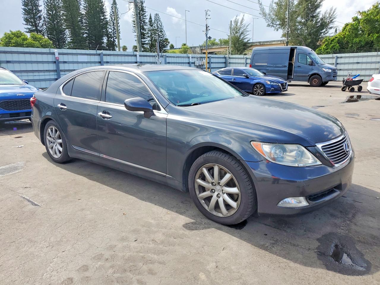 2009 Lexus Ls 460 Charcoal vin: JTHBL46FX95086497