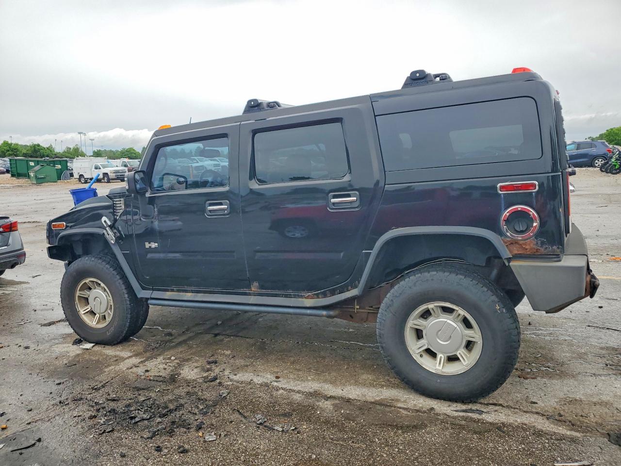 2004 Hummer H2 Черный vin: 5GRGN23U24H112847