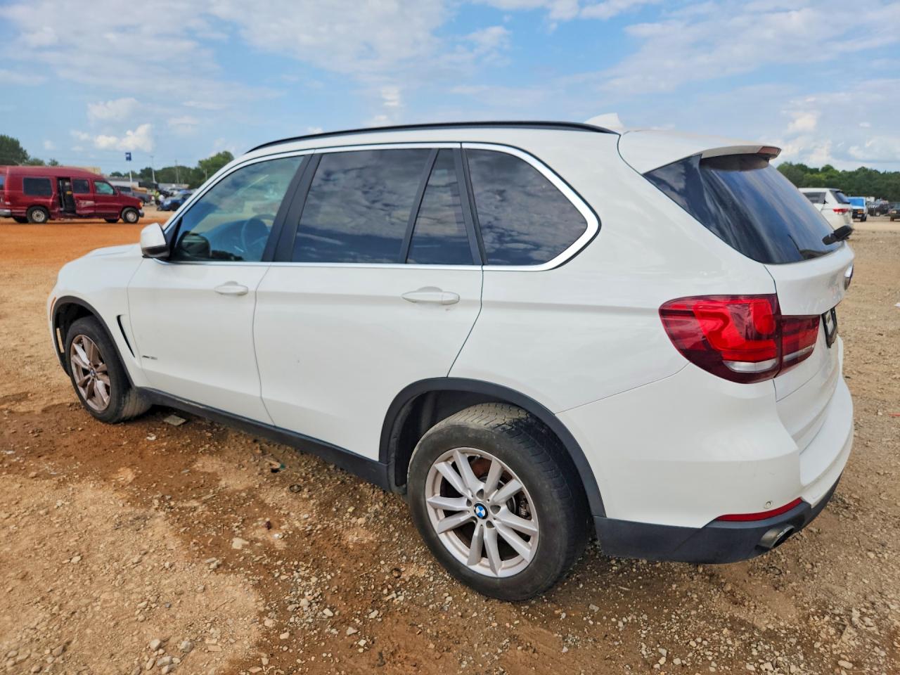 2014 Bmw X5 Xdrive35i White vin: 5UXKR0C58E0K52039