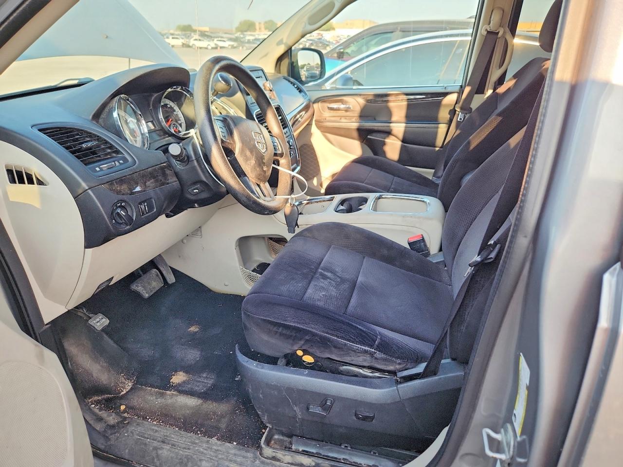 2014 Dodge Grand Caravan Sxt Gray vin: 2C4RDGCGXER128899