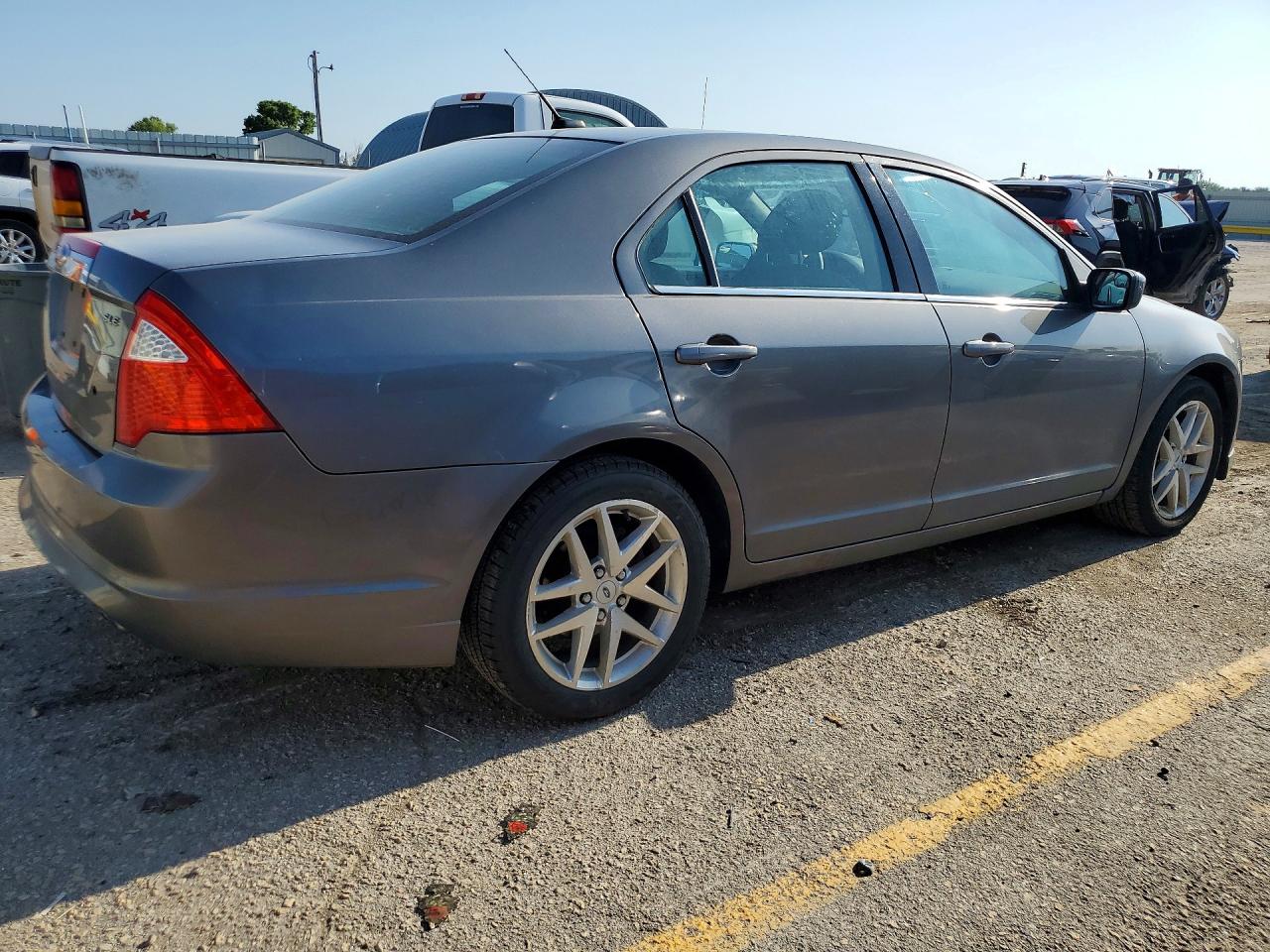 2012 Ford Fusion Sel Gray vin: 3FAHP0JA4CR421879