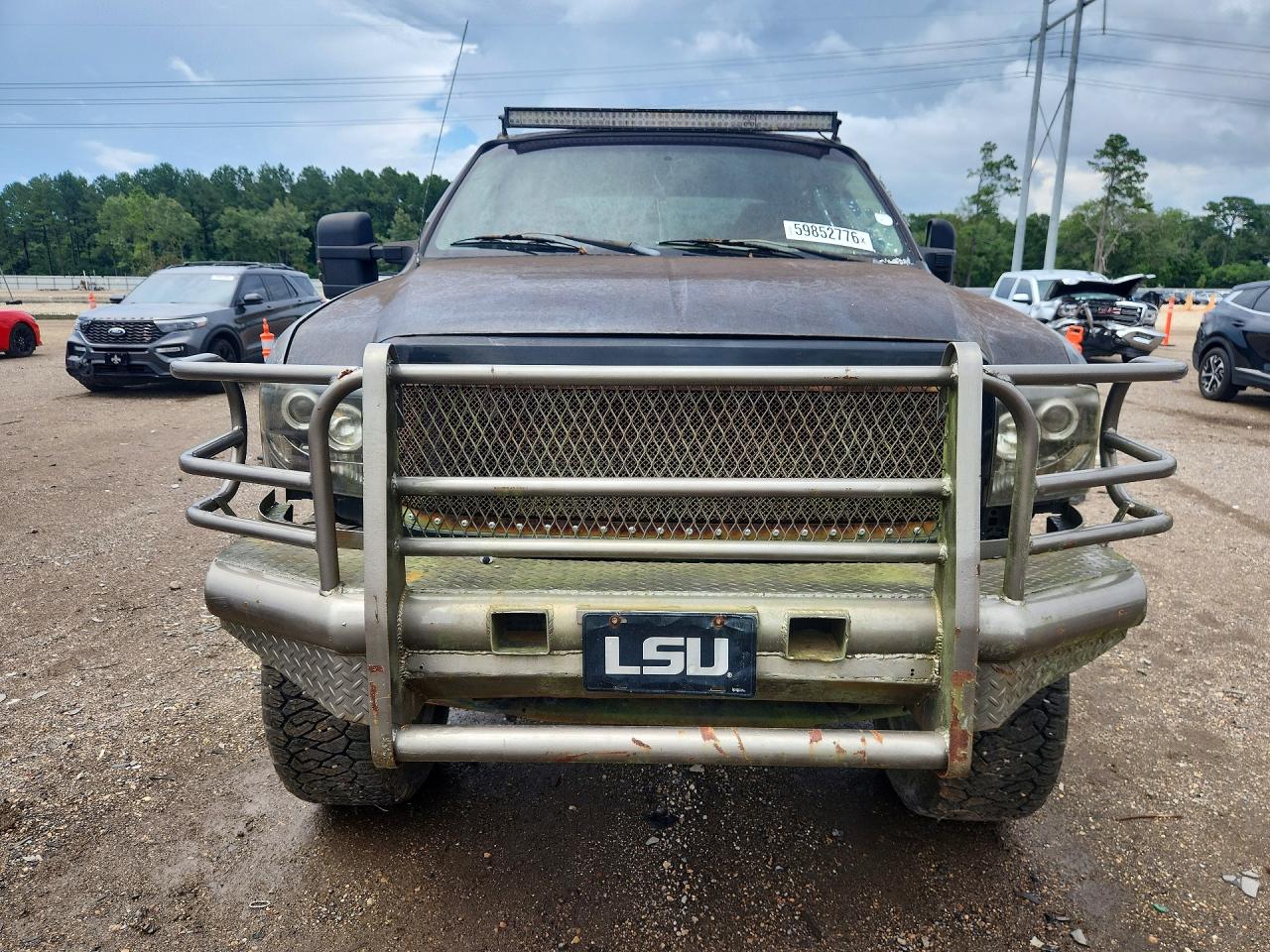 2007 Ford F250 Super Duty Gray vin: 1FTSW21P07EA40655