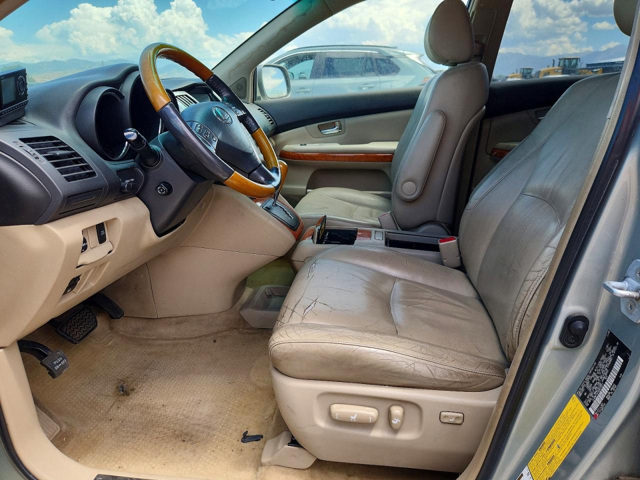 2008 Lexus Rx 400h Silver vin: JTJHW31U182070317