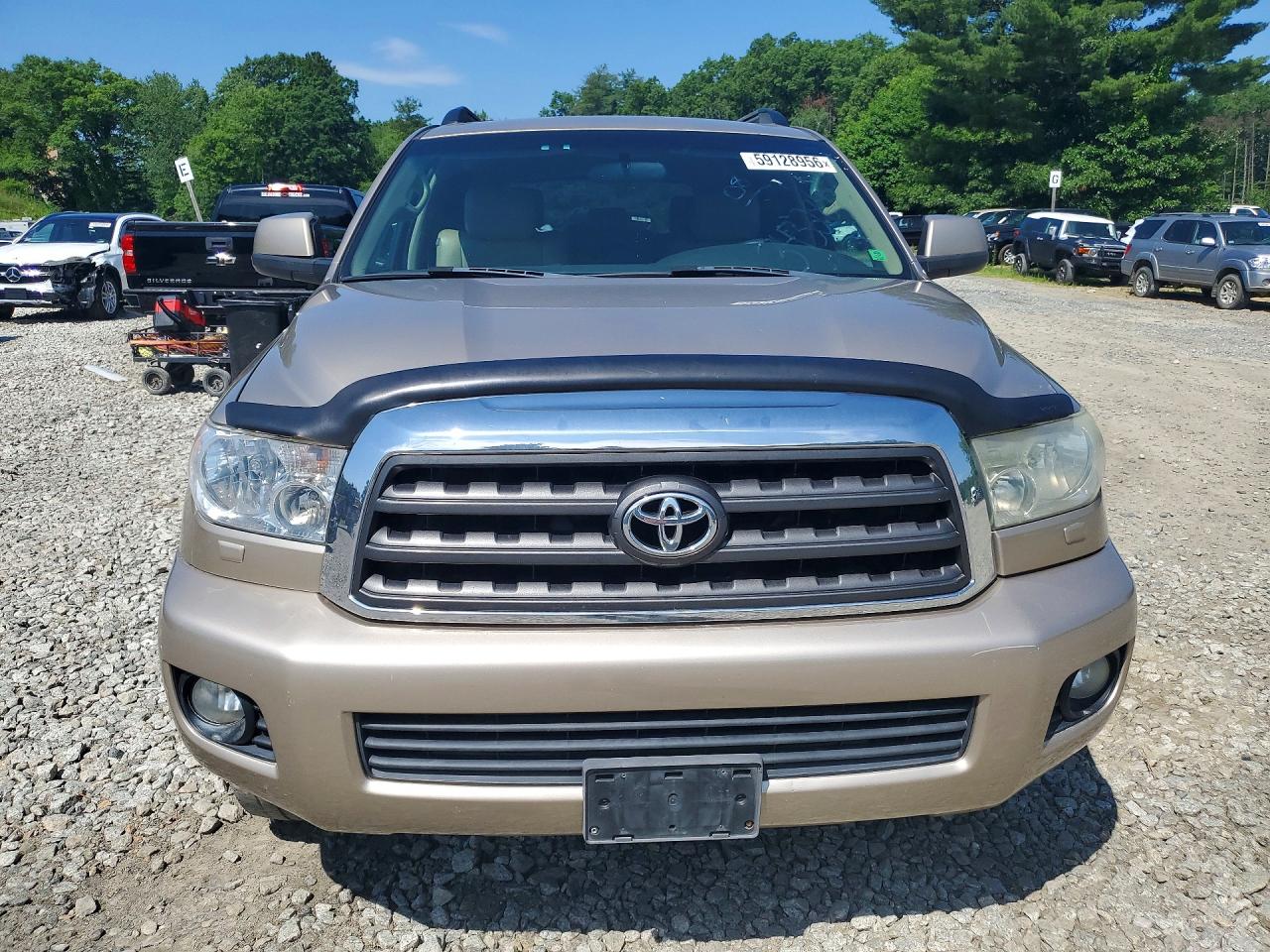 2008 Toyota Sequoia Sr5 Gold vin: 5TDBY64A98S010686