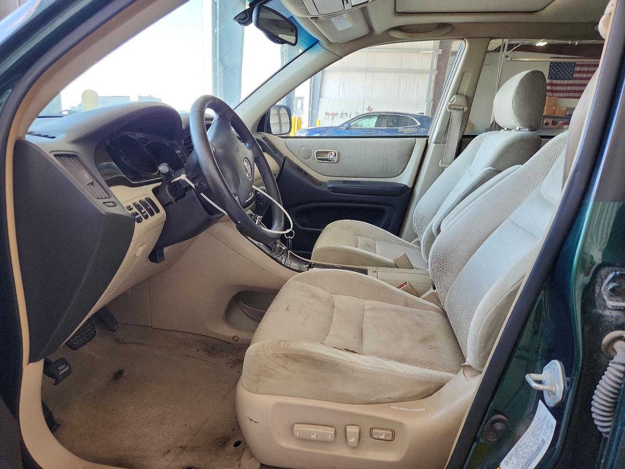 2002 Toyota Highlander Limited Green vin: JTEHF21A820070557