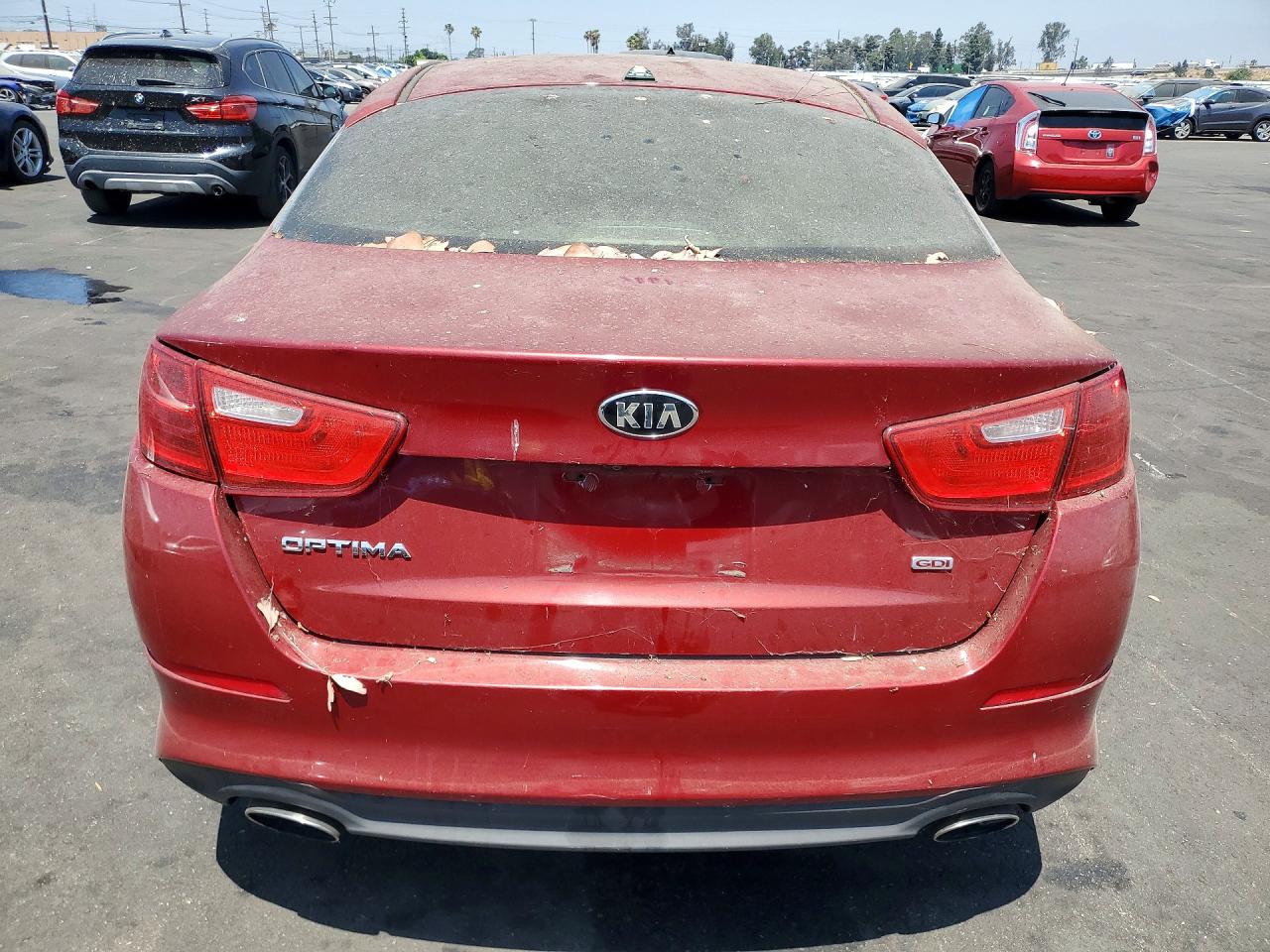 2015 Kia Optima Lx Red vin: 5XXGM4A76FG473575