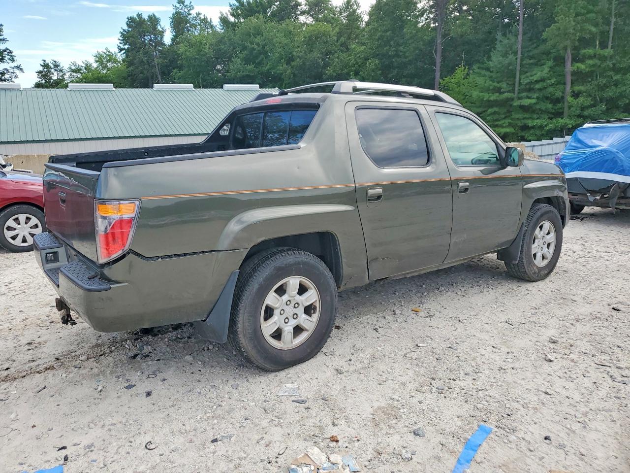 2006 Honda Ridgeline Rts Green vin: 2HJYK16456H546550