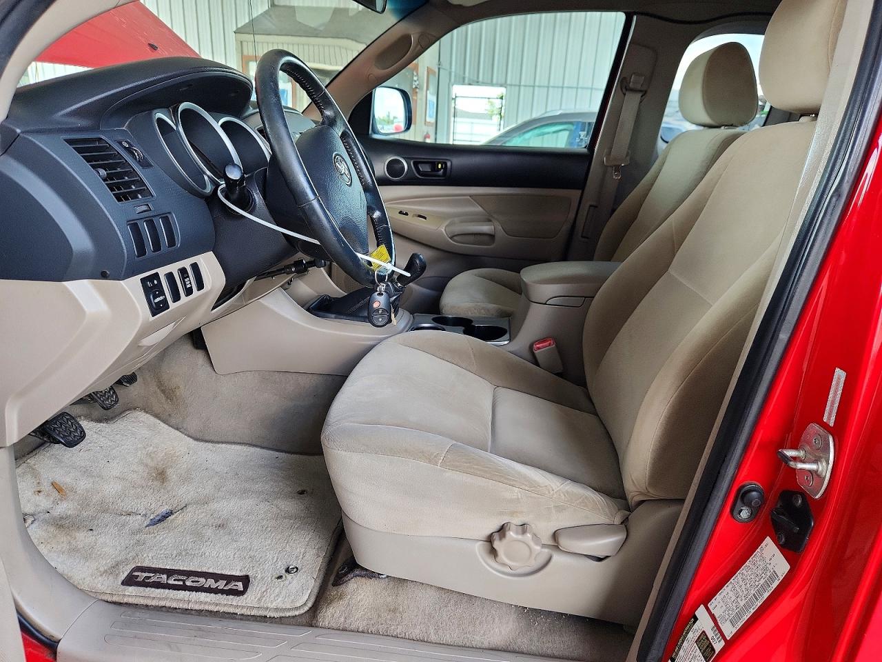 2008 Toyota Tacoma Access Cab Красный vin: 5TEUX42N78Z534802