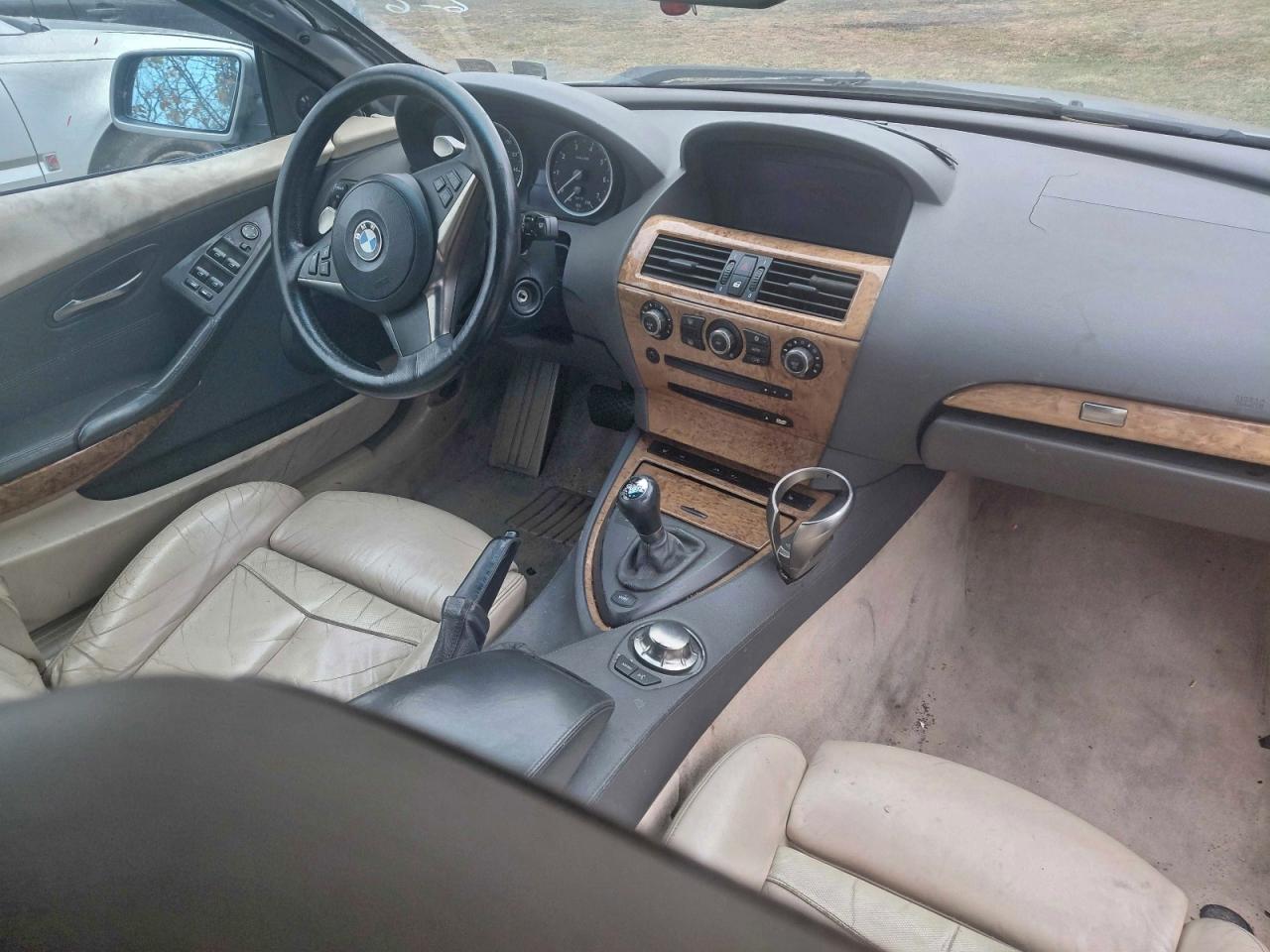 2004 Bmw 645 Ci Aut Gray vin: WBAEK734448260500