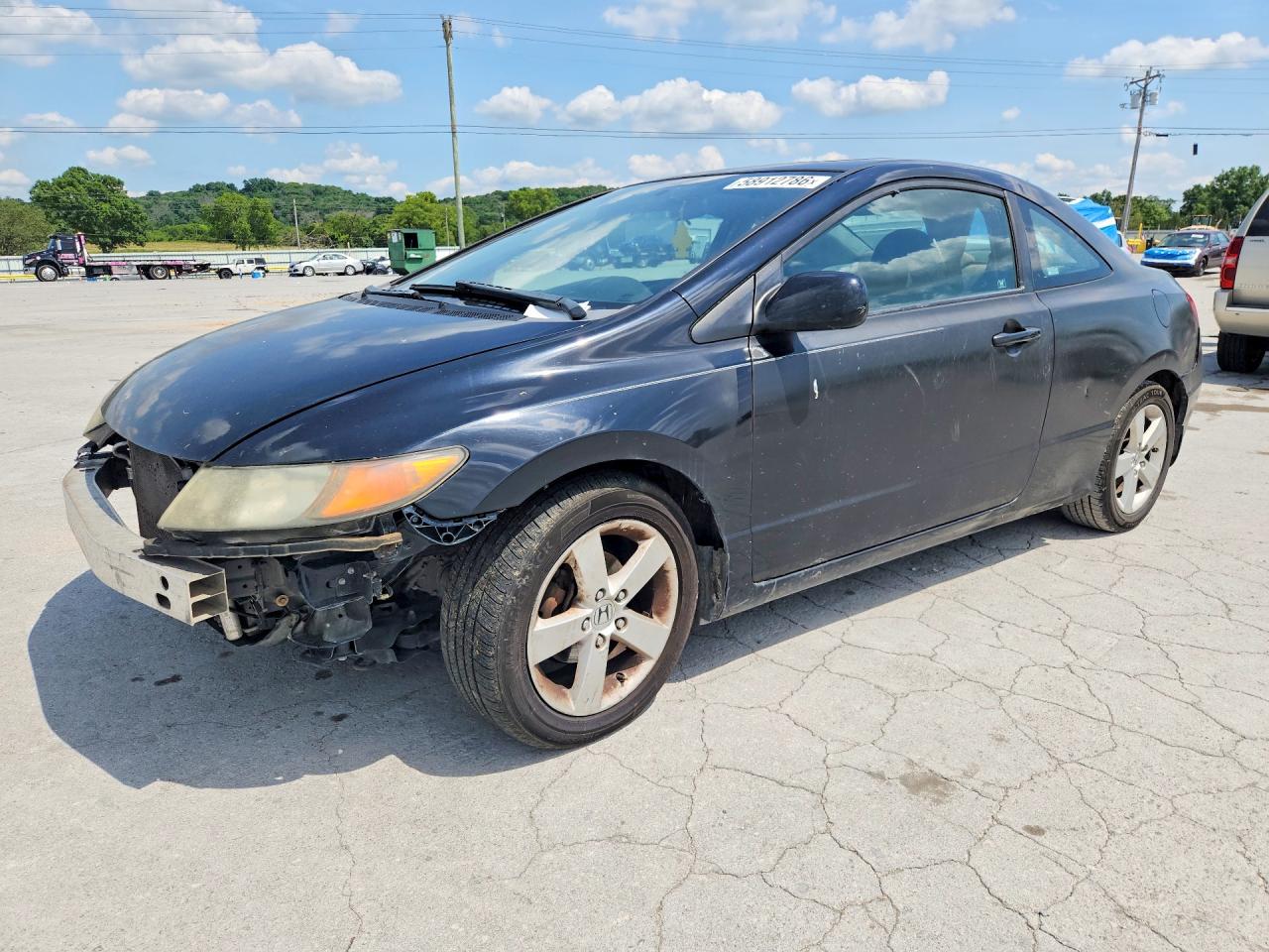 2008 Honda Civic Ex Черный vin: 2HGFG12828H506601
