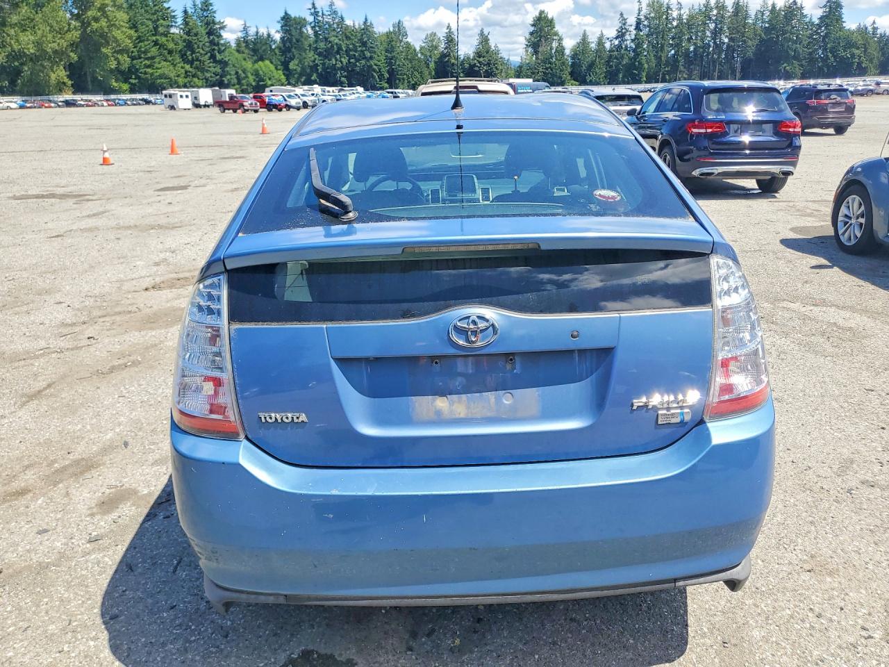 2009 Toyota Prius Base Blue vin: JTDKB20U397868757
