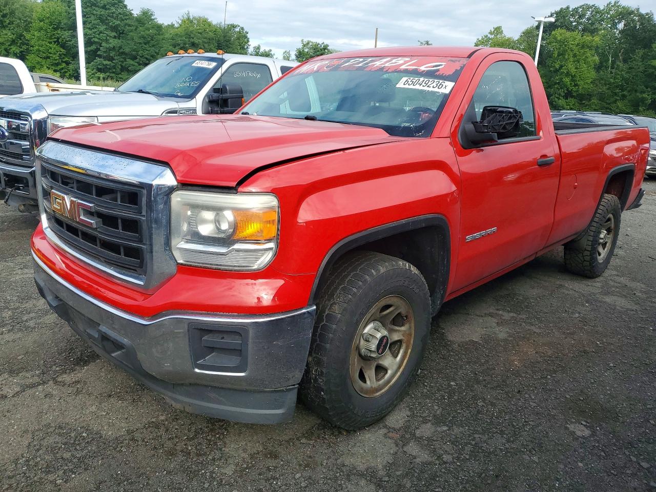 2014 Gmc Sierra C1500 Red vin: 1GTN1TEH1EZ212671