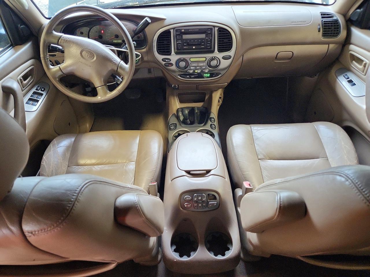 2001 Toyota Sequoia Limited Green vin: 5TDBT48A51S050685
