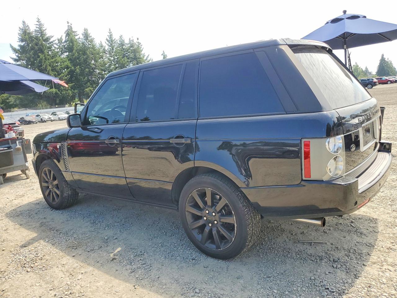 2008 Land Rover Range Rover Supercharged Black vin: SALMF13428A283567