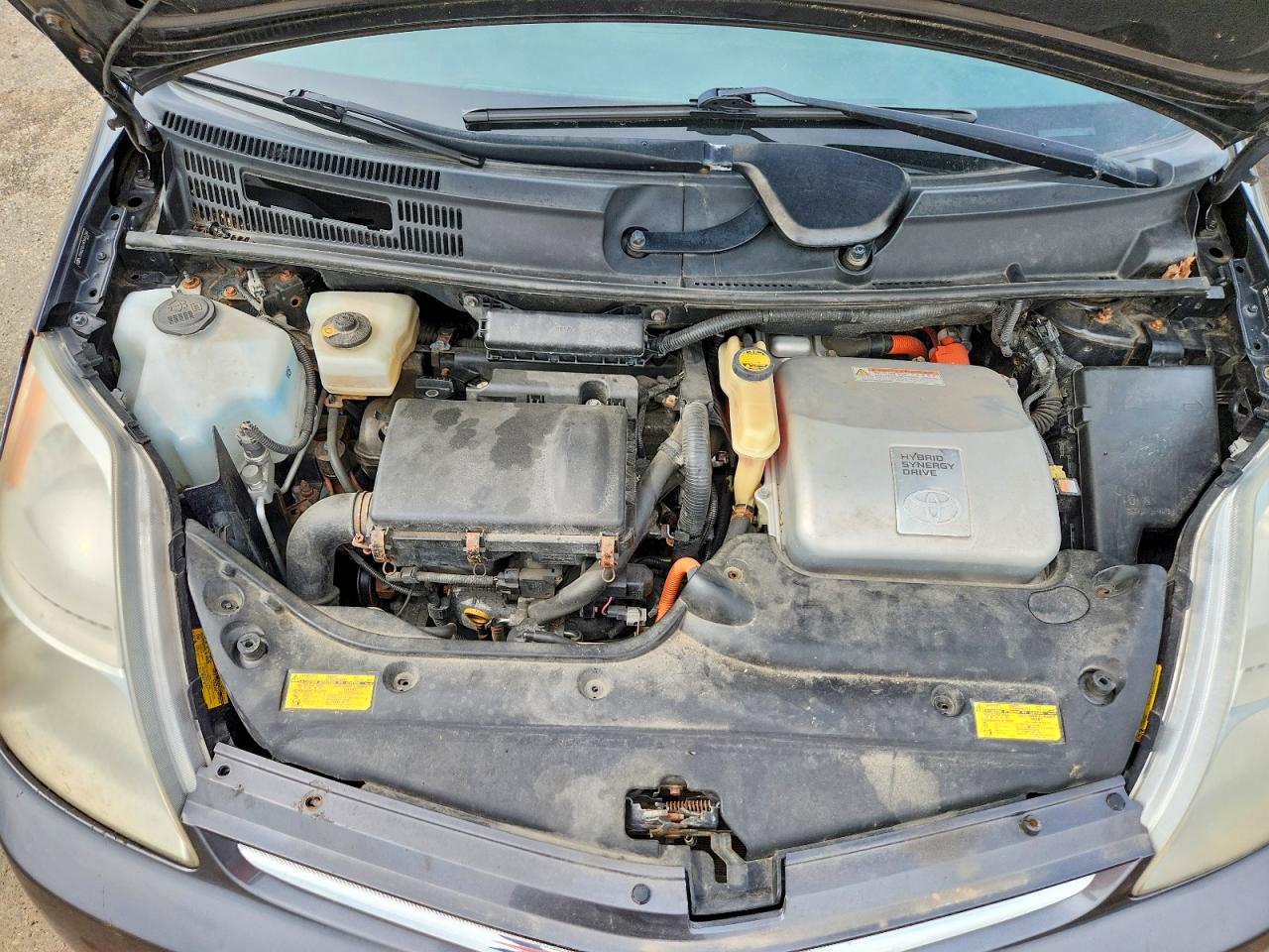 2008 Toyota Prius Gray vin: JTDKB20U183441390