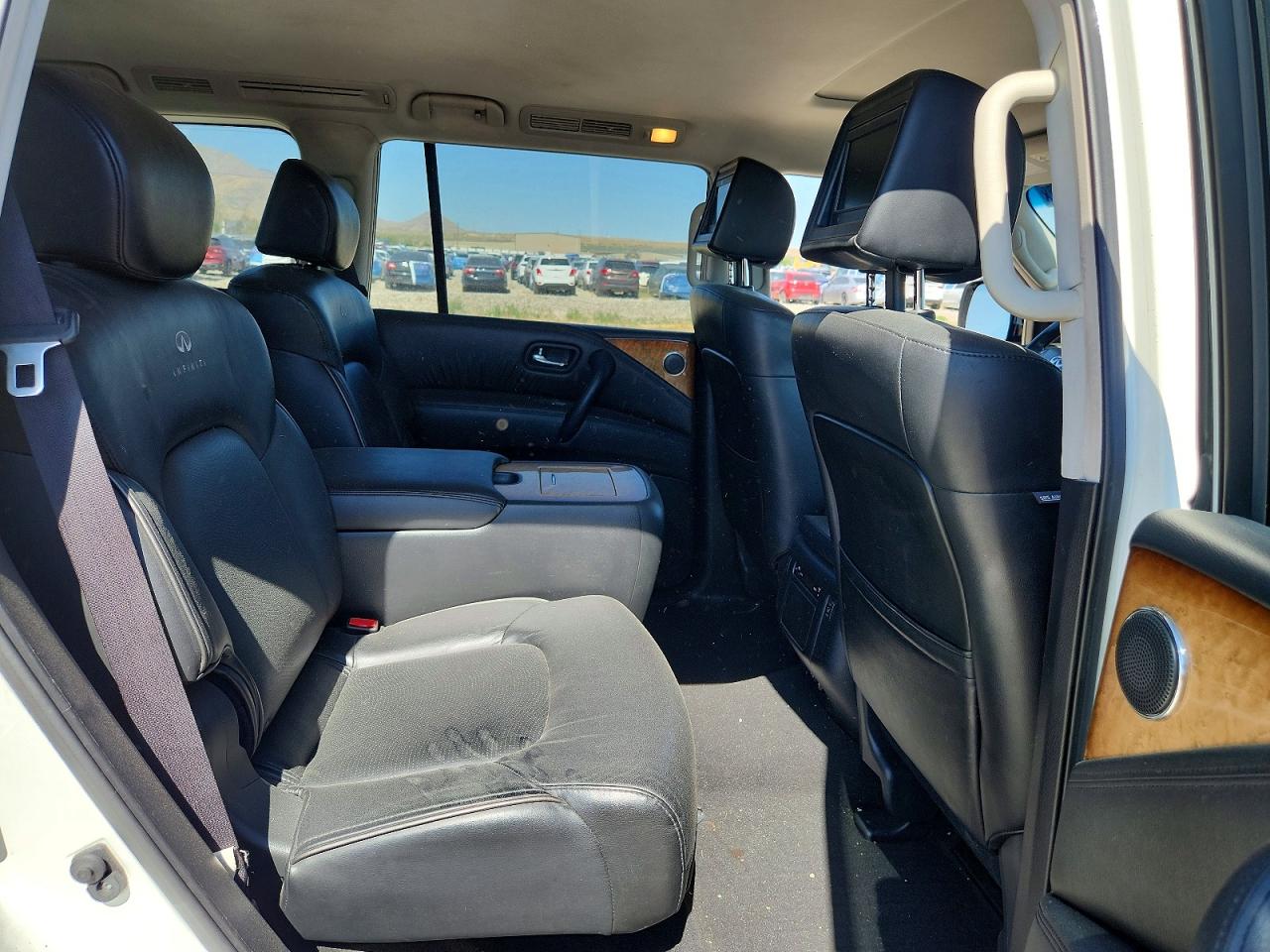 2014 Infiniti Qx80 Base White vin: JN8AZ2NE7E9067986