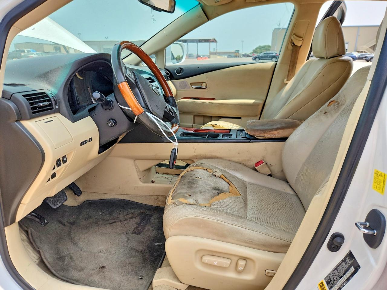 2010 Lexus Rx 350 White vin: 2T2ZK1BA1AC035825
