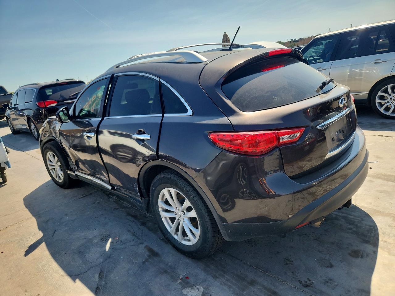 2012 Infiniti Fx35 Base Бордовый vin: JN8AS1MU9CM121984