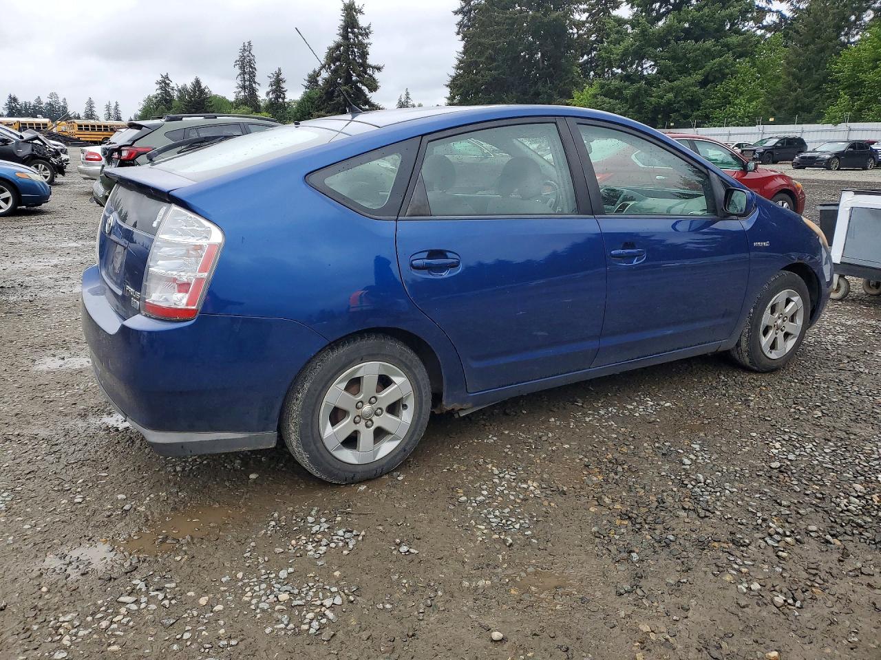 2009 Toyota Prius Base Blue vin: JTDKB20U697856019