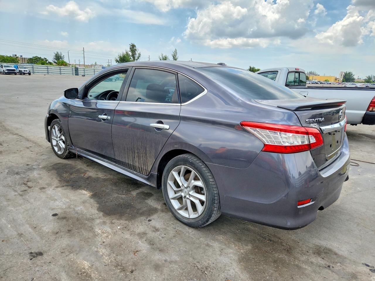 2015 Nissan Sentra Sr Gray vin: 3N1AB7AP6FY302624