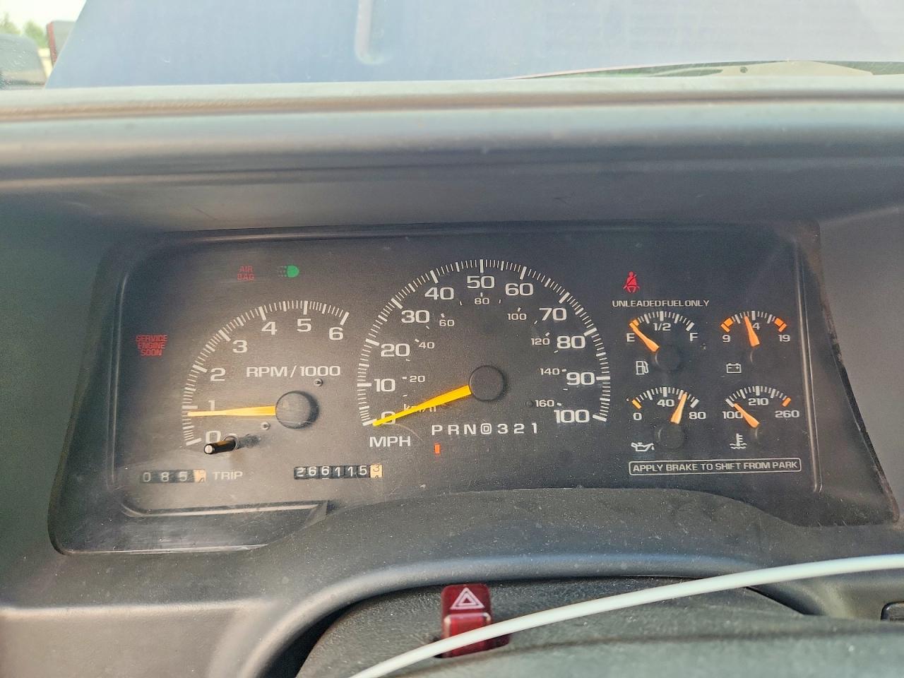 1999 Chevrolet Tahoe K1500 Blue vin: 1GNEK13R4XJ535098