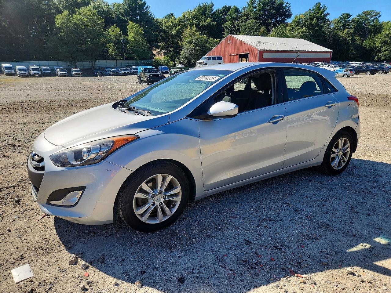 2014 Hyundai Elantra Gt Base Silver vin: KMHD35LH0EU166800