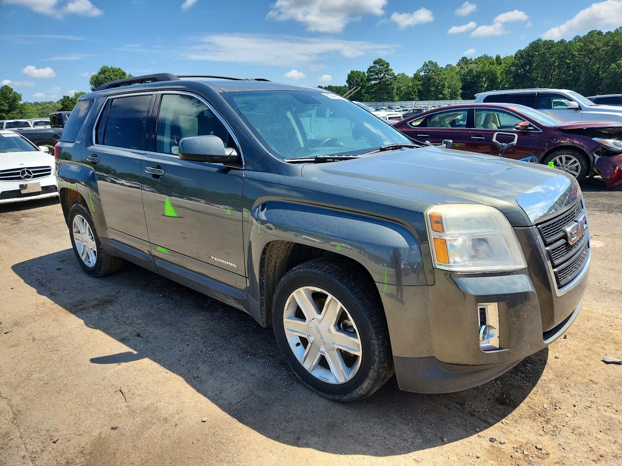2012 Gmc Terrain Slt Gray vin: 2GKALUEKXC6321394