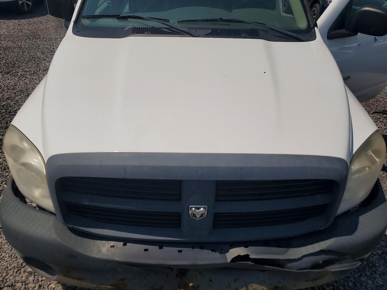 2007 Dodge Ram 1500 St White vin: 1D7HA16K17J583803