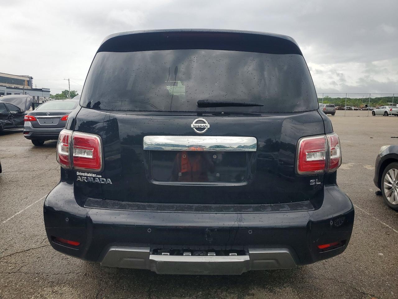 2019 Nissan Armada Sl Black vin: JN8AY2NDXK9093097