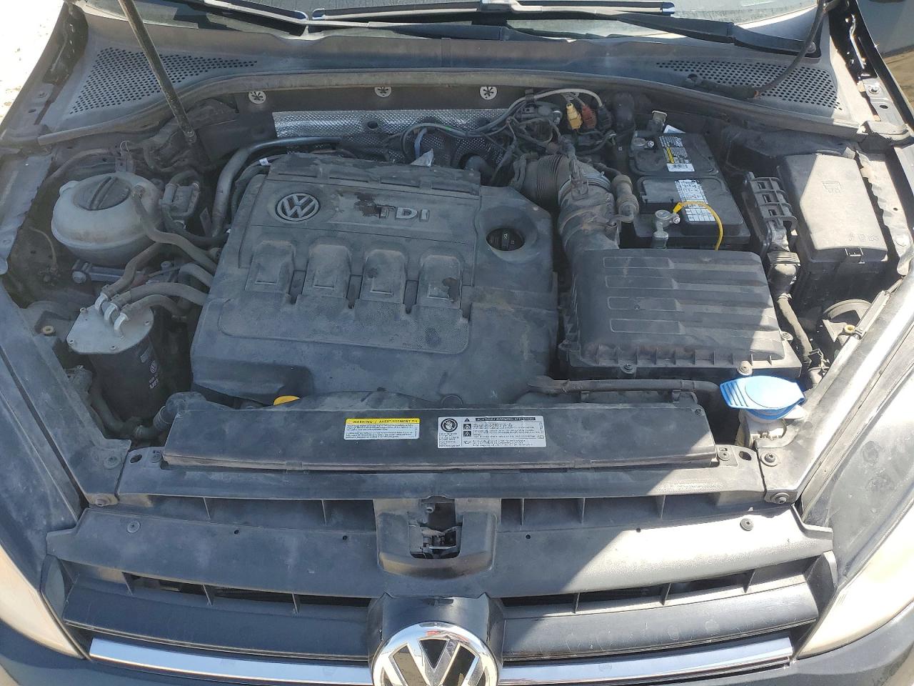 2015 Volkswagen Golf Sportwagen Tdi S Black vin: 3VWCA7AU3FM504484