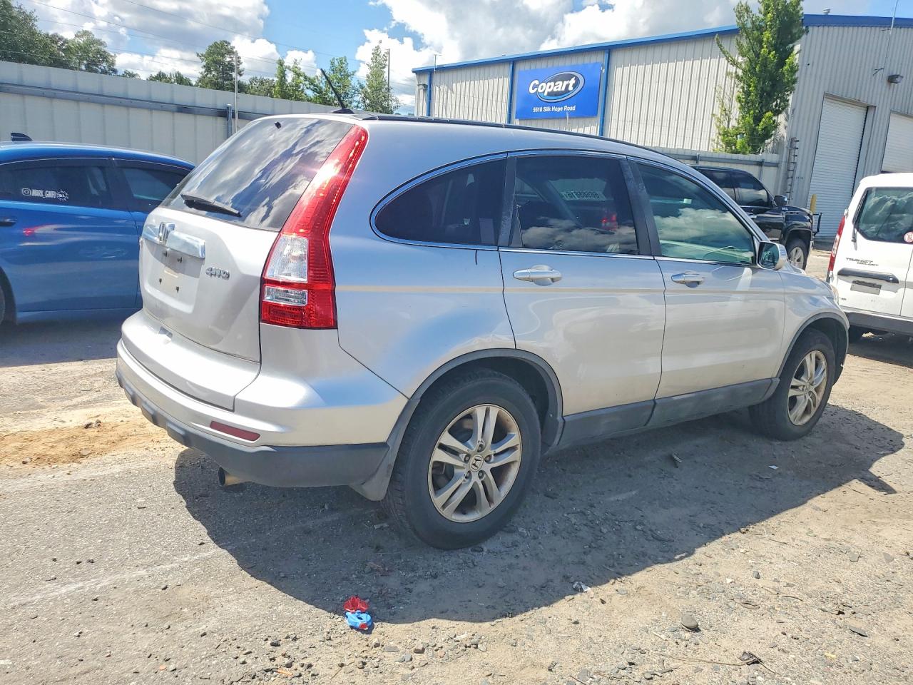 2010 Honda Cr-v Exl Silver vin: 5J6RE4H7XAL019540