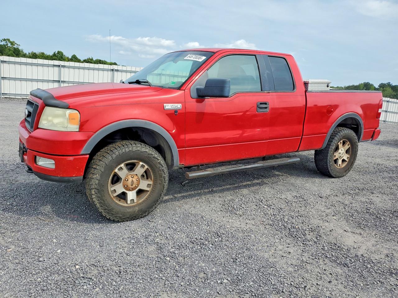 2005 Ford F150 Red vin: 1FTPX145X5FB75995