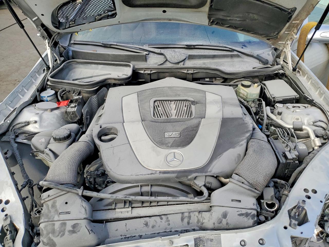 2007 Mercedes-benz Slk 350 Silver vin: WDBWK56F07F142125