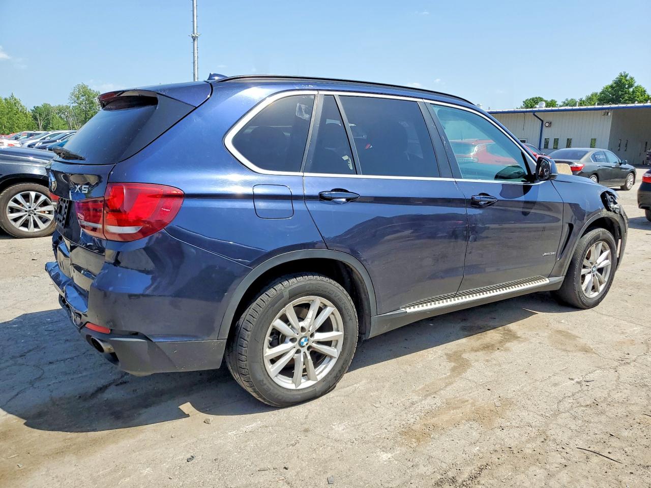 2015 Bmw X5 Xdrive35i Blue vin: 5UXKR0C57F0K67097