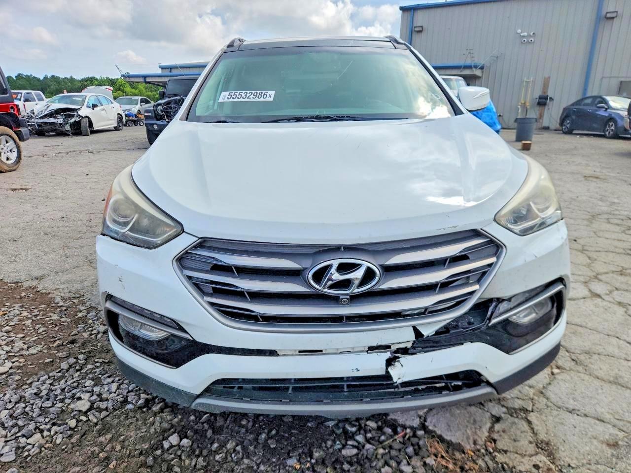 2018 Hyundai Santa Fe Sport 2.4l Белый vin: 5NMZU3LB2JH078131