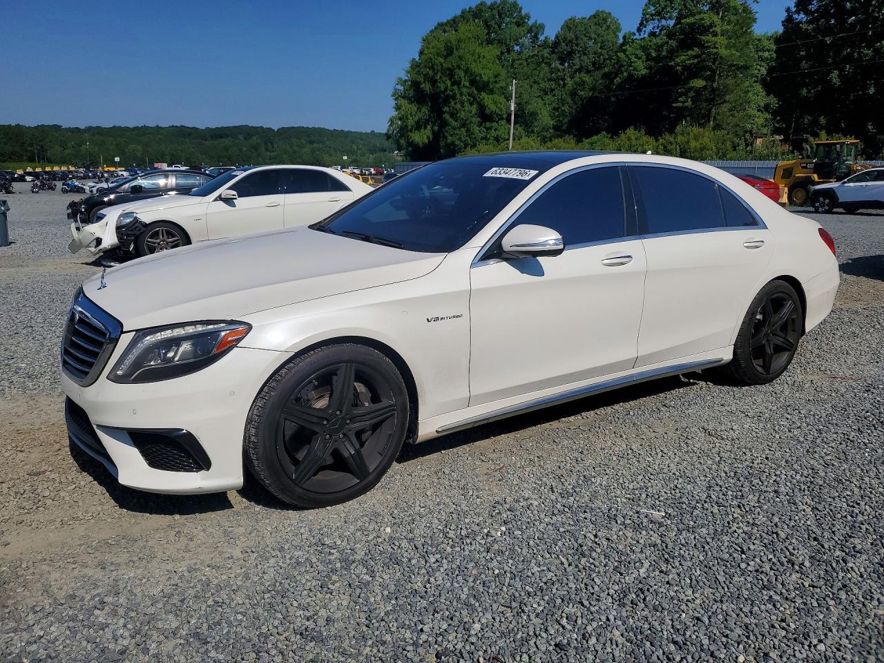 2014 Mercedes-benz S 63 Amg White vin: WDDUG7JB5EA020466