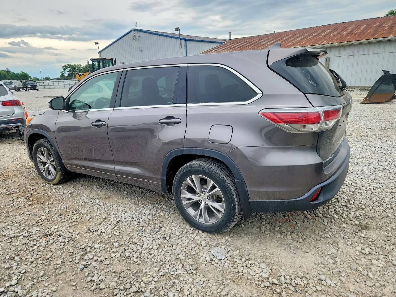 2014 Toyota Highlander Le Plus Gray vin: 5TDZKRFH8ES014915
