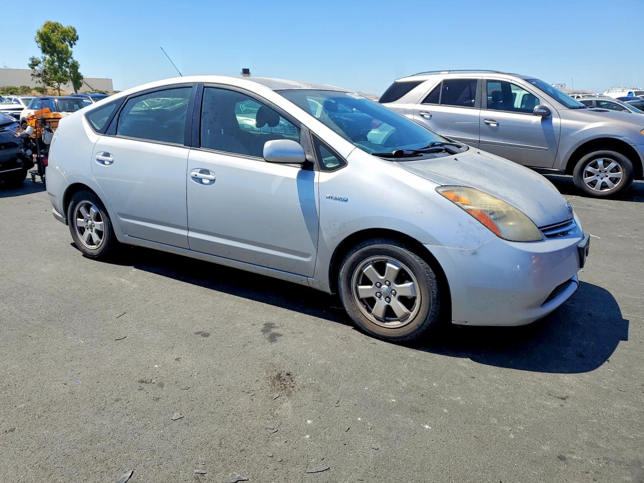2008 Toyota Prius Base Silver vin: JTDKB20U083354841