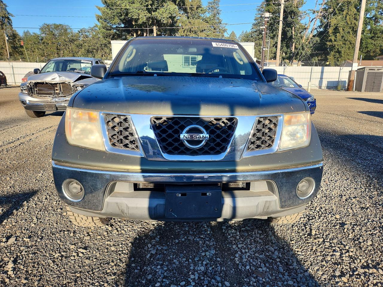 2005 Nissan Frontier Se Green vin: 1N6AD07W35C411592