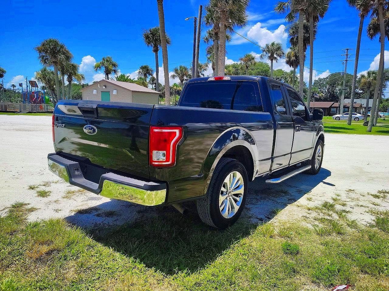 2015 Ford F150 Super Cab Gray vin: 1FTEX1C89FKD19628