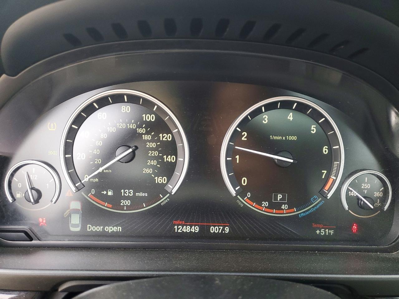 2013 Bmw 550 I Blue vin: WBAFR9C53DD227223