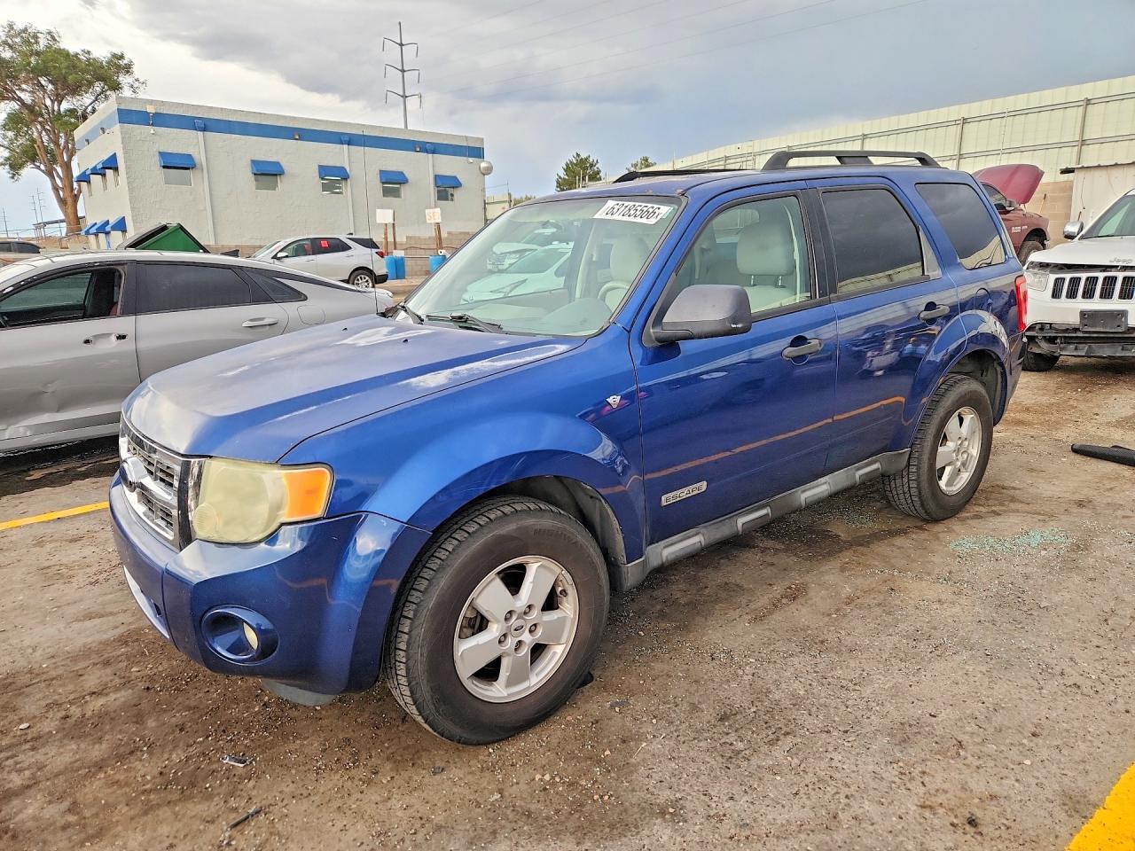 2008 Ford Escape Xlt Blue vin: 1FMCU03118KC98348