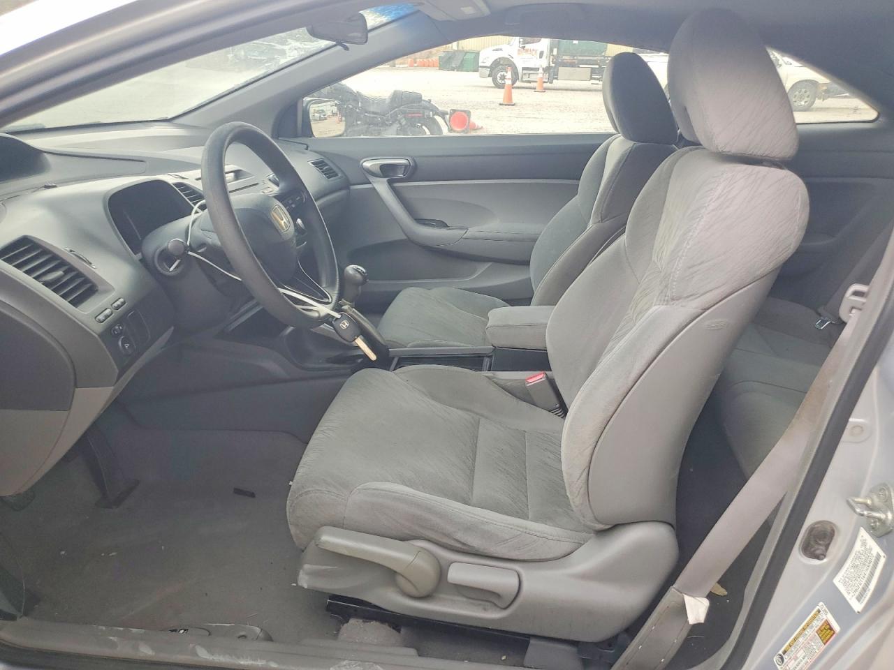 2007 Honda Civic Lx Gray vin: 2HGFG11647H504072