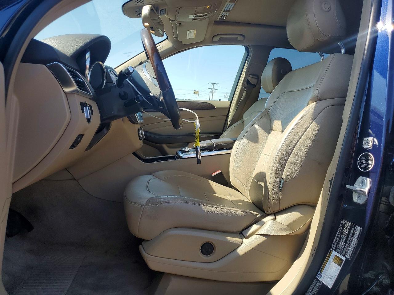 2015 Mercedes-benz Ml 350 Blue vin: 4JGDA5JB9FA584182