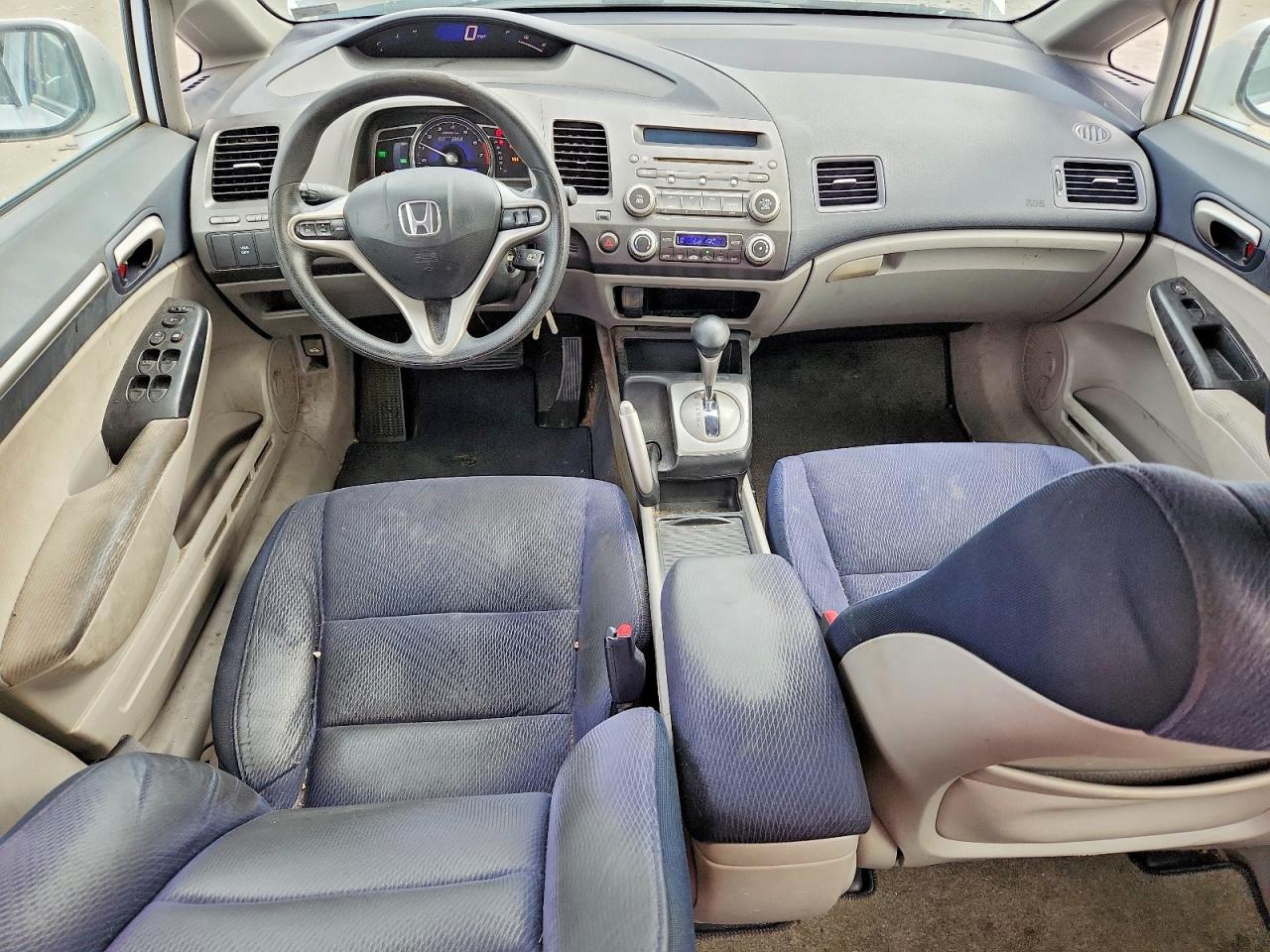 2009 Honda Civic Hybrid White vin: JHMFA36249S004506