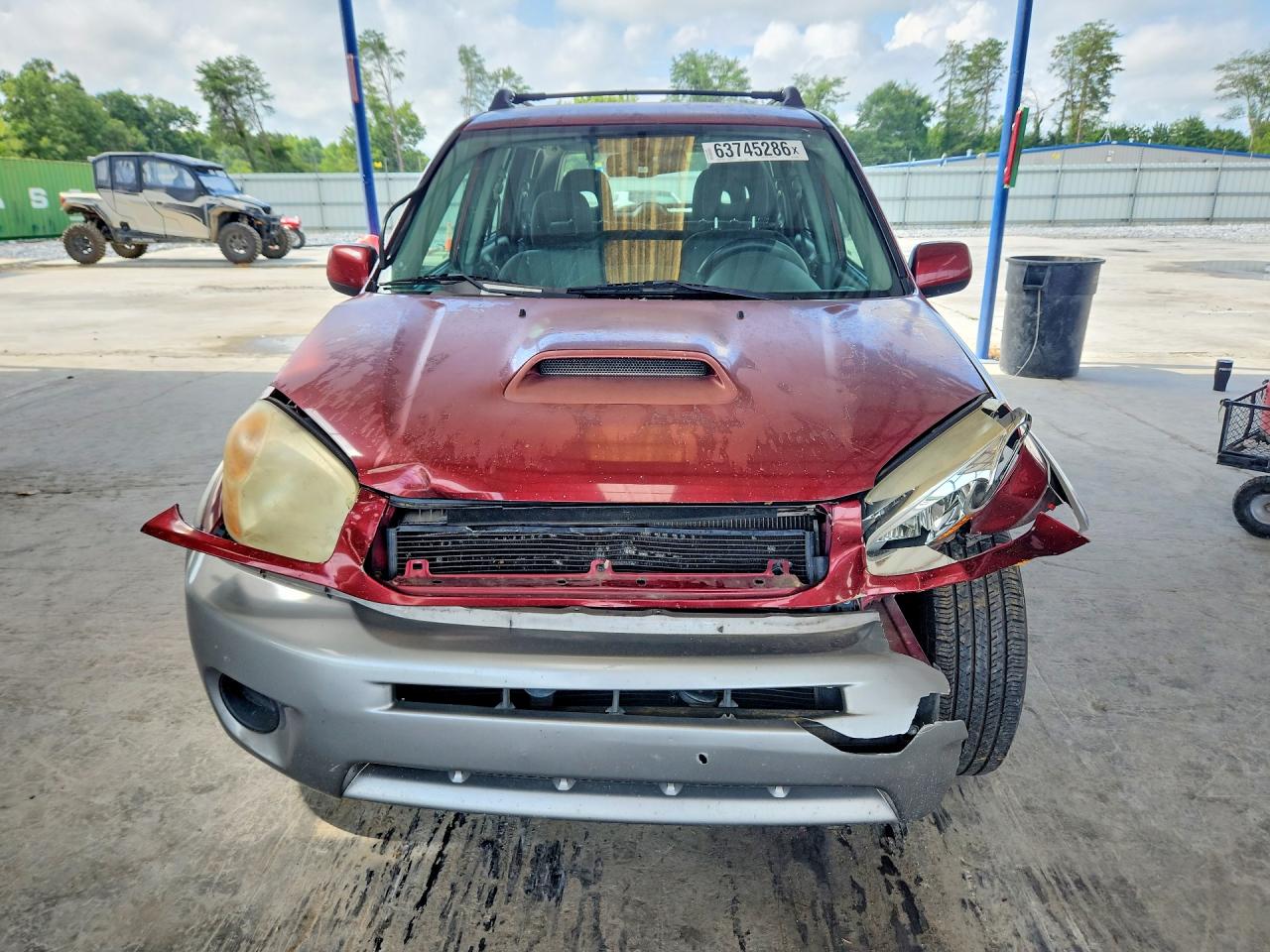 2004 Toyota Rav4 Base Maroon vin: JTEGD20V540001009