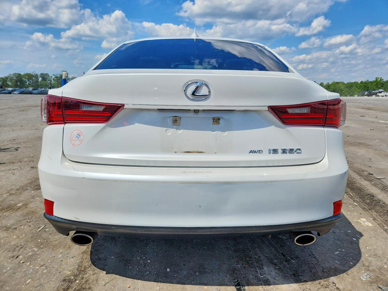 2014 Lexus Is 250 White vin: JTHCF1D22E5015234