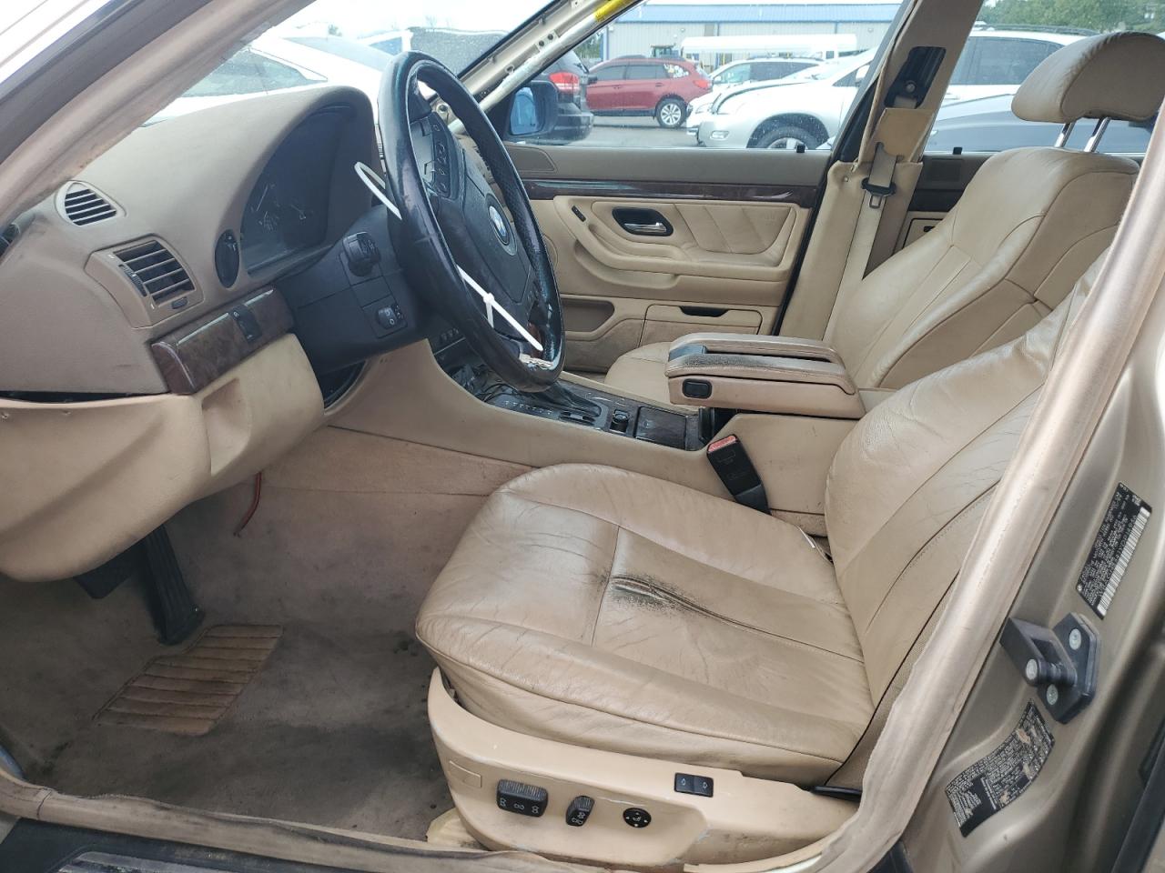 2000 Bmw 740 Il Tan vin: WBAGH8341YDP14936