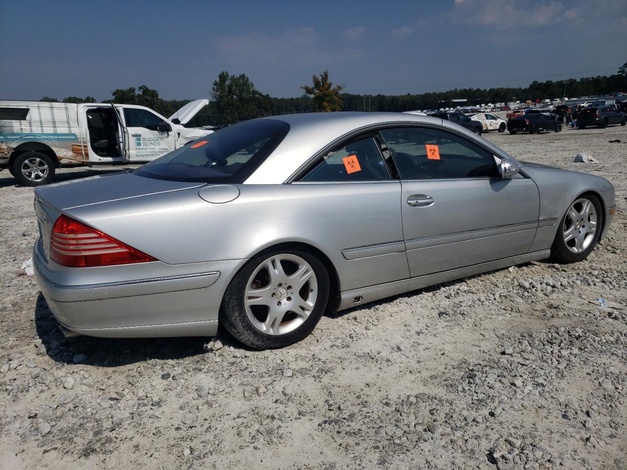 2004 Mercedes-benz Cl 500 Silver vin: WDBPJ75J84A040153